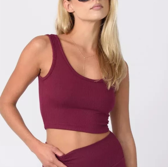 Skatie Tops - NWT Skatie 'Stephanie Tank' top size P (petite), Spice Red